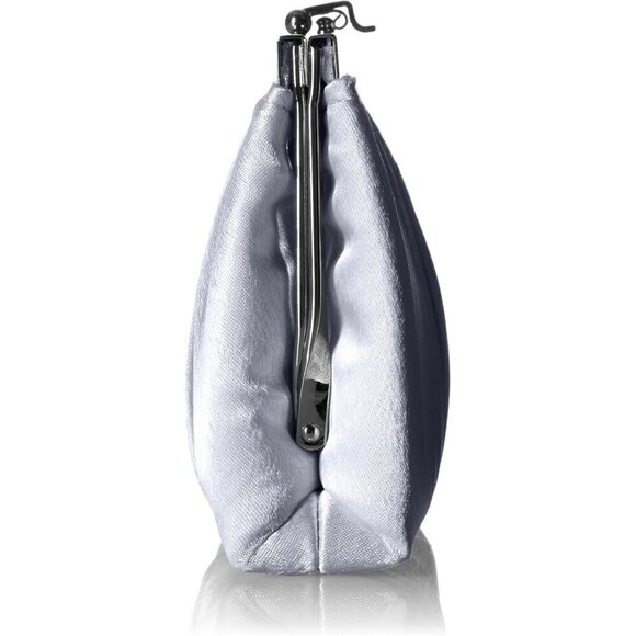 ❤️Blaire Women's Satin Frame Clutch Bag Purse with Shoulder Chain Included - Picture 3 of 6